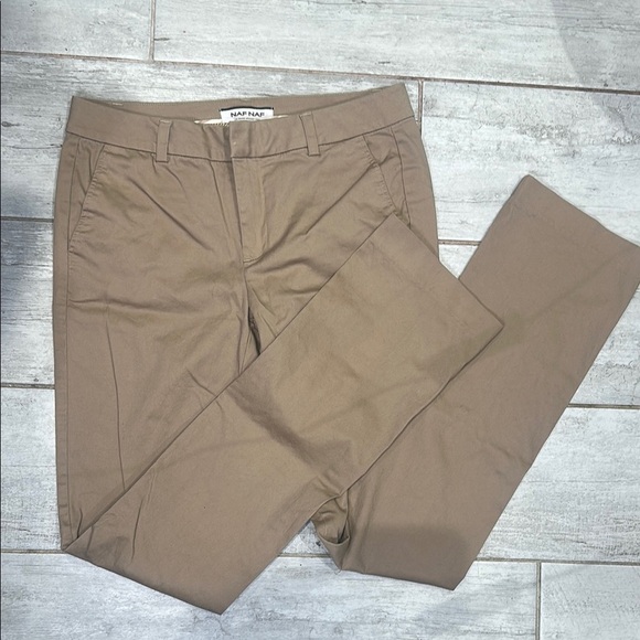 Naf Naf Tailored Pants | UK 8 / US 4 | Beige - Picture 1 of 3